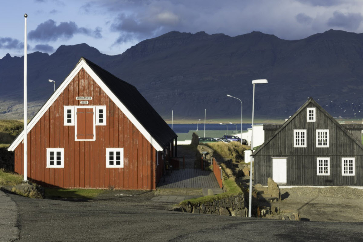 Langabud museum and café in Djupivogur Iceland