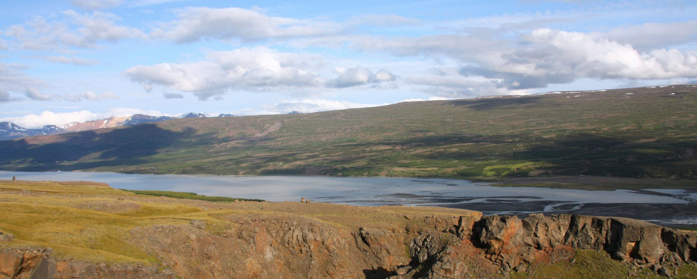 Hallormstaðaskógur forest by Lagarfljót in East Iceland