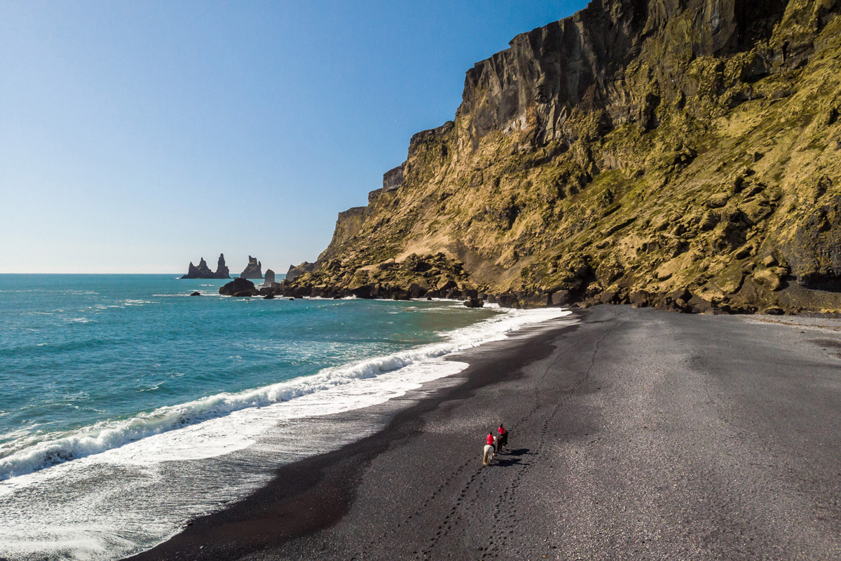 Black Sand Beach Horse Riding